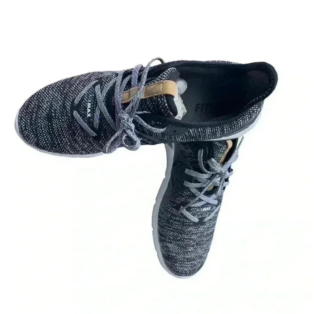 WOMEN’S NIKE AIR MAX SEQUENT 3 RUNNING TRAINER SIZE 10 BLACK,WHITE&DARK GREY•